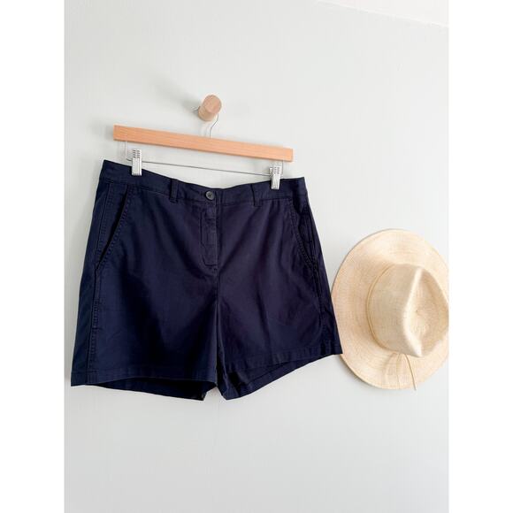 J.Crew | NWOT 4" heritage chino short in Navy Blue | Sz 8 - Picture 2 of 10